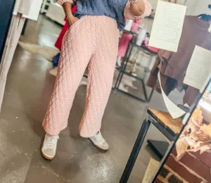 Love Story Quilted Joggers