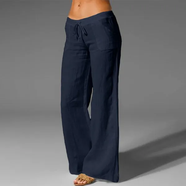 Low Rise Wide Leg Pants