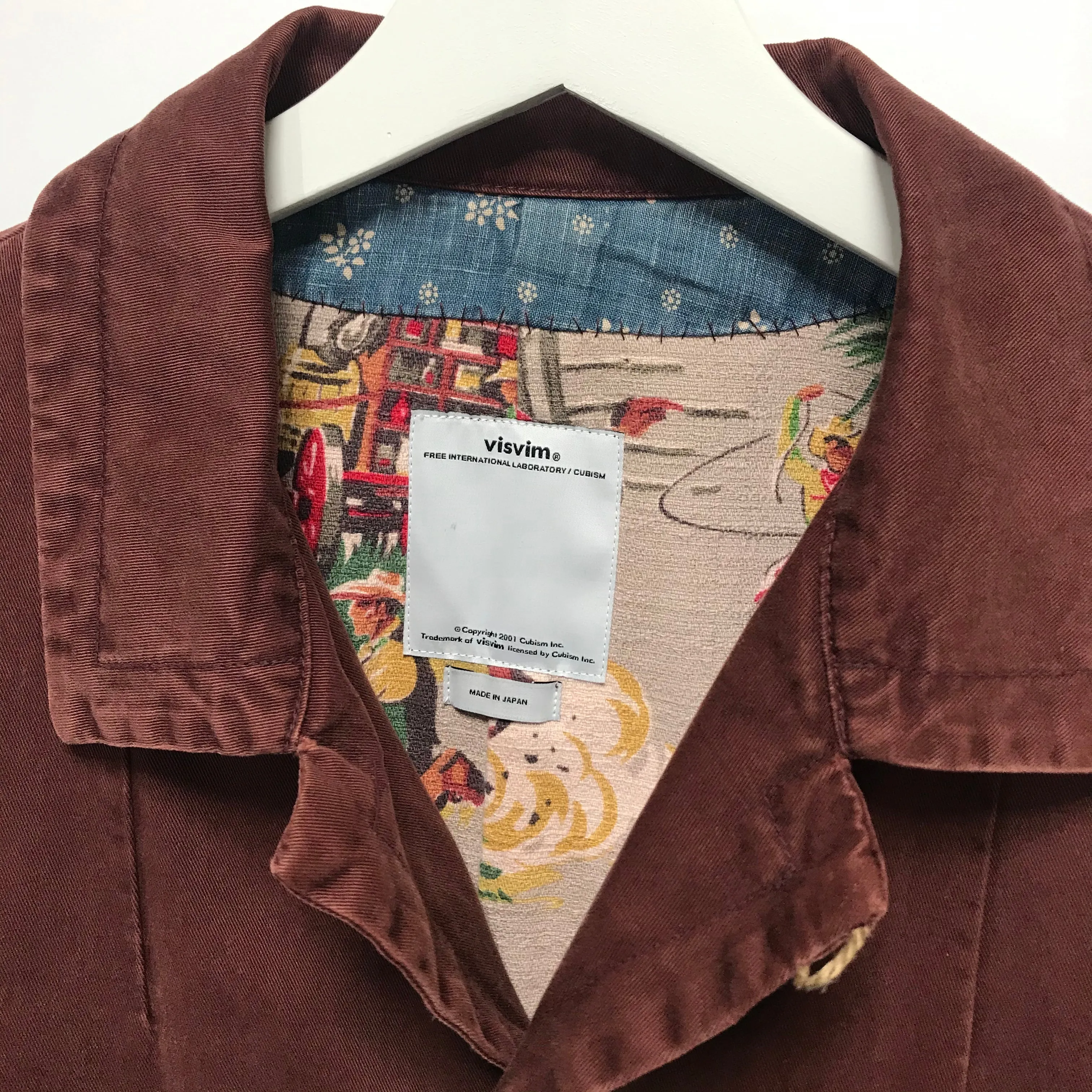 [M] VISVIM 14AW Mies Coat Burgundy