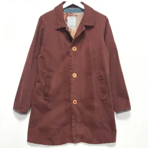[M] VISVIM 14AW Mies Coat Burgundy