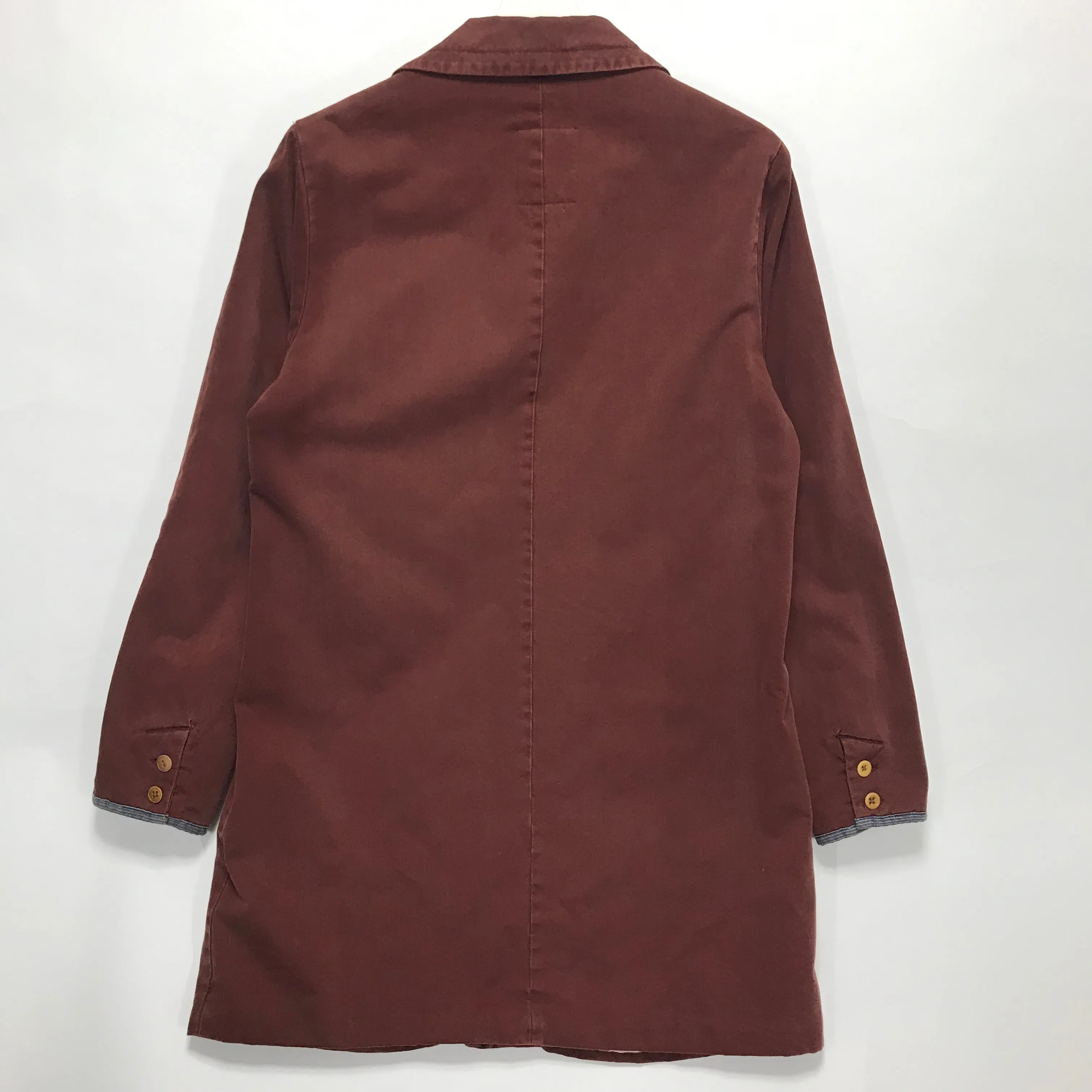 [M] VISVIM 14AW Mies Coat Burgundy