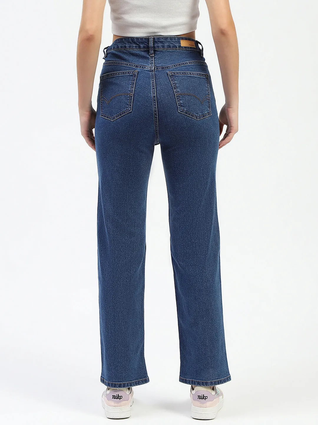 Madame Dark Wash Straight-Fit Jeans
