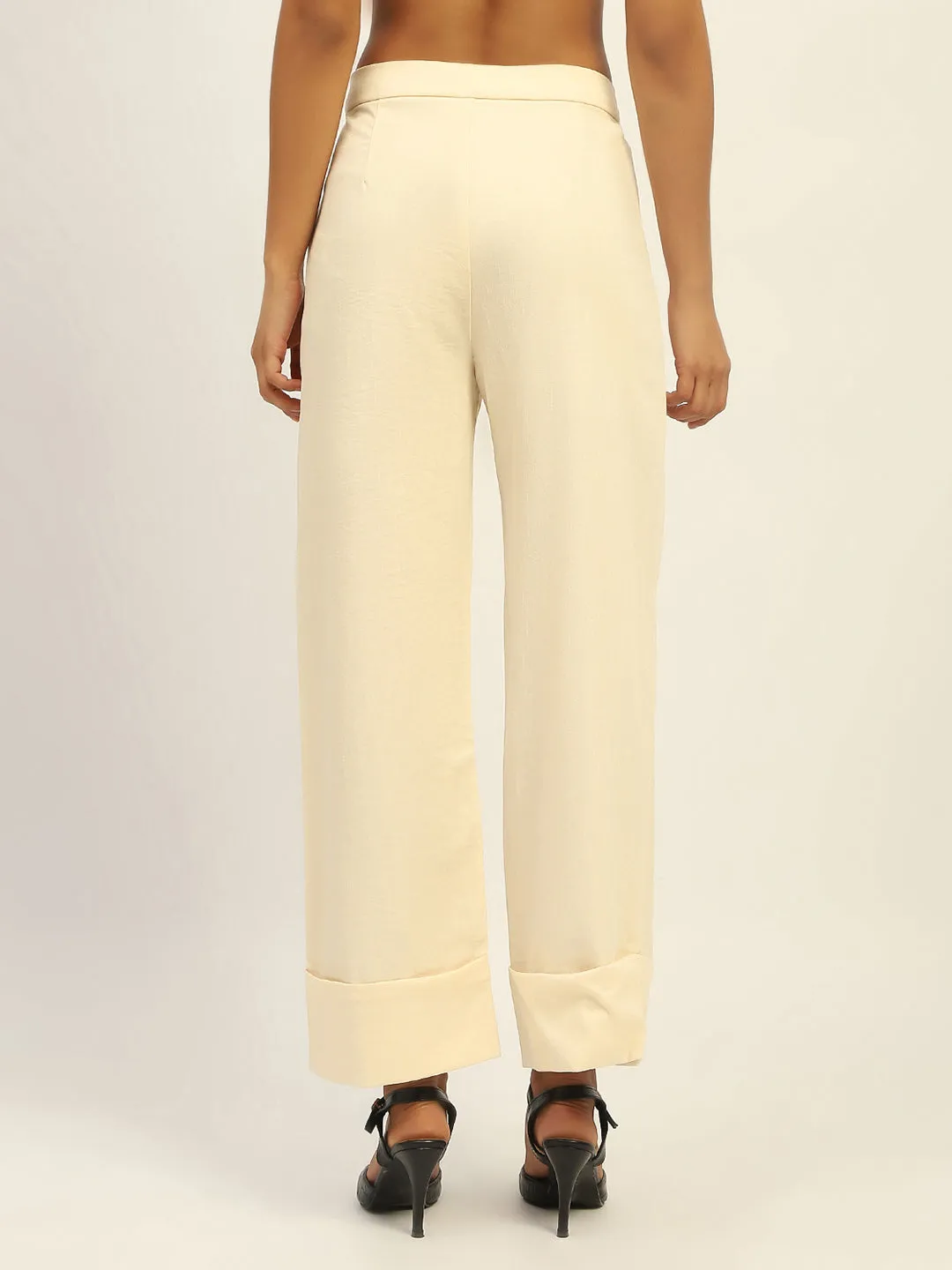Madame Straight Leg Off White Trousers