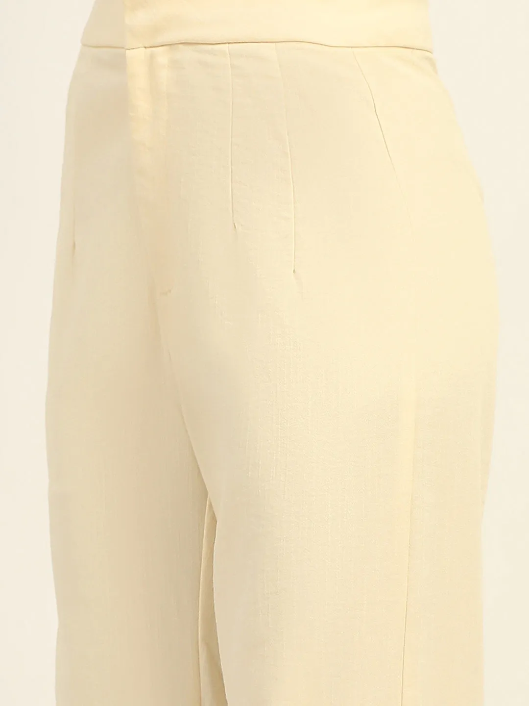 Madame Straight Leg Off White Trousers