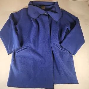 Maralyce Ferree Jacket Women Medium Fleece Wrap Coat 80s Pockets VINTAGE
