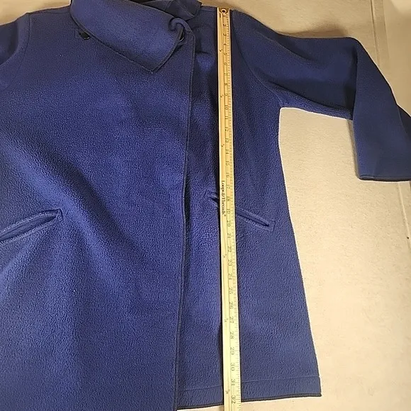 Maralyce Ferree Jacket Women Medium Fleece Wrap Coat 80s Pockets VINTAGE