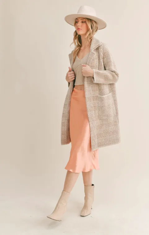 Marco Houndstooth Coat