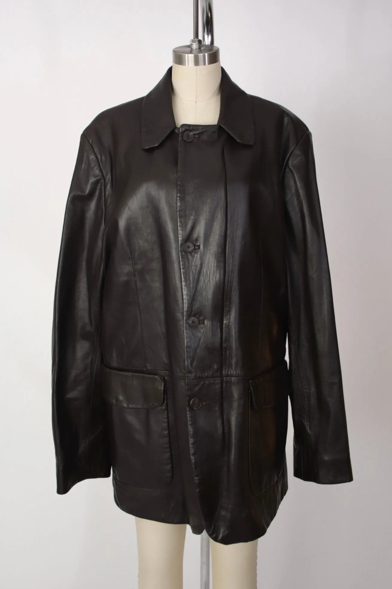 Marini Leather Short Coat*