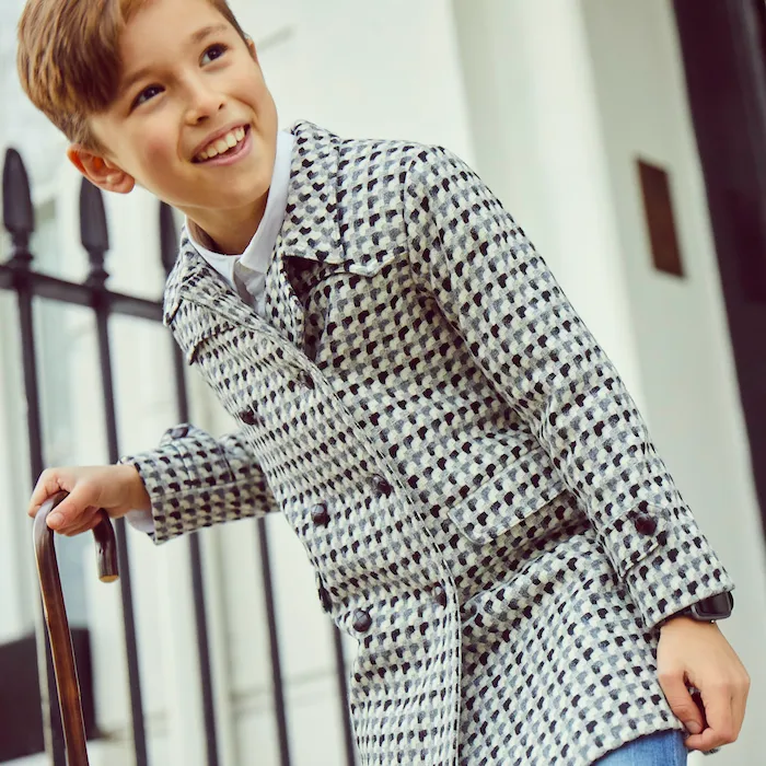 Marylebone Boys Pea Coat - Baker Street
