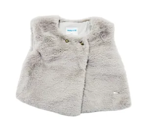 Mayoral faux fur vest - 12m