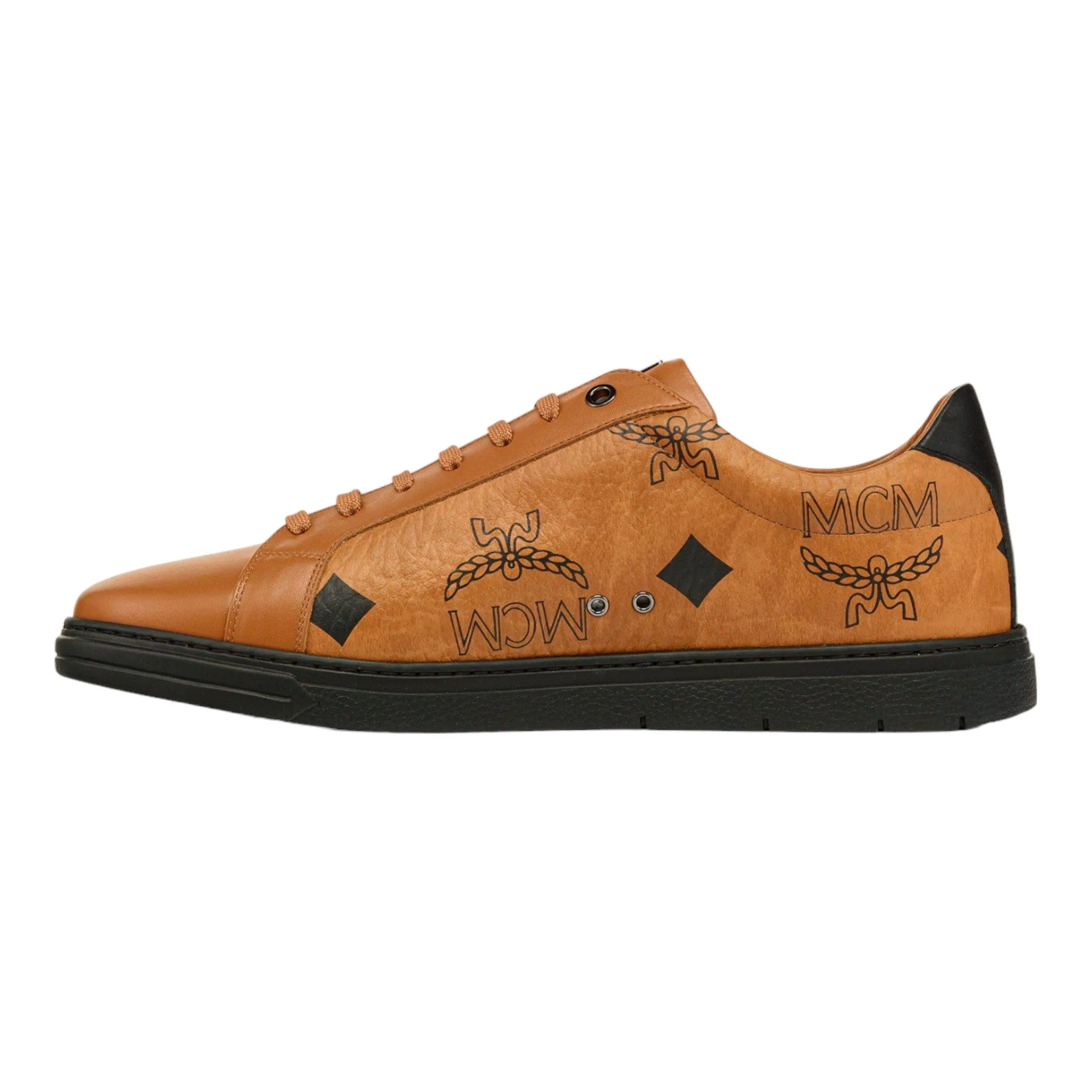 MCM Men's Terrain Lo Sneakers in Maxi Visetos