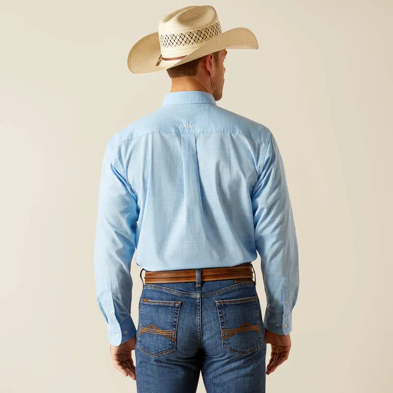 Men's Ariat Solid Slub Classic Fit Shirt