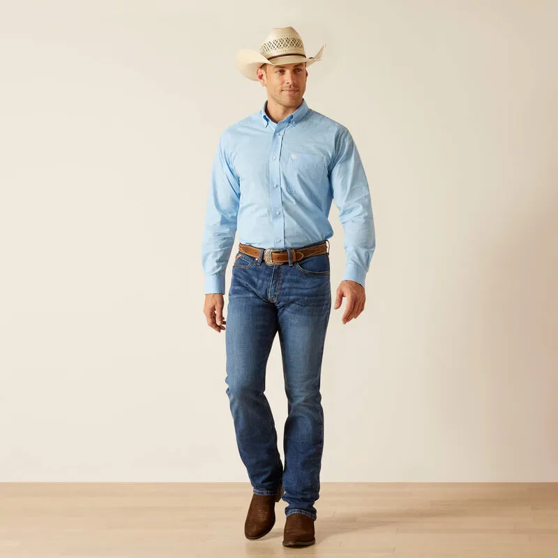 Men's Ariat Solid Slub Classic Fit Shirt