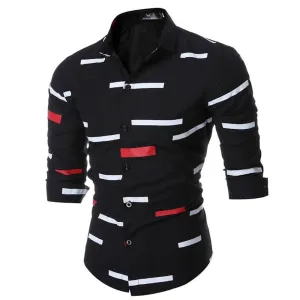 Men's Button down Tailor Fit Soft 100% Cotton Short Sleeve Dress Shirt Black casual And Formal