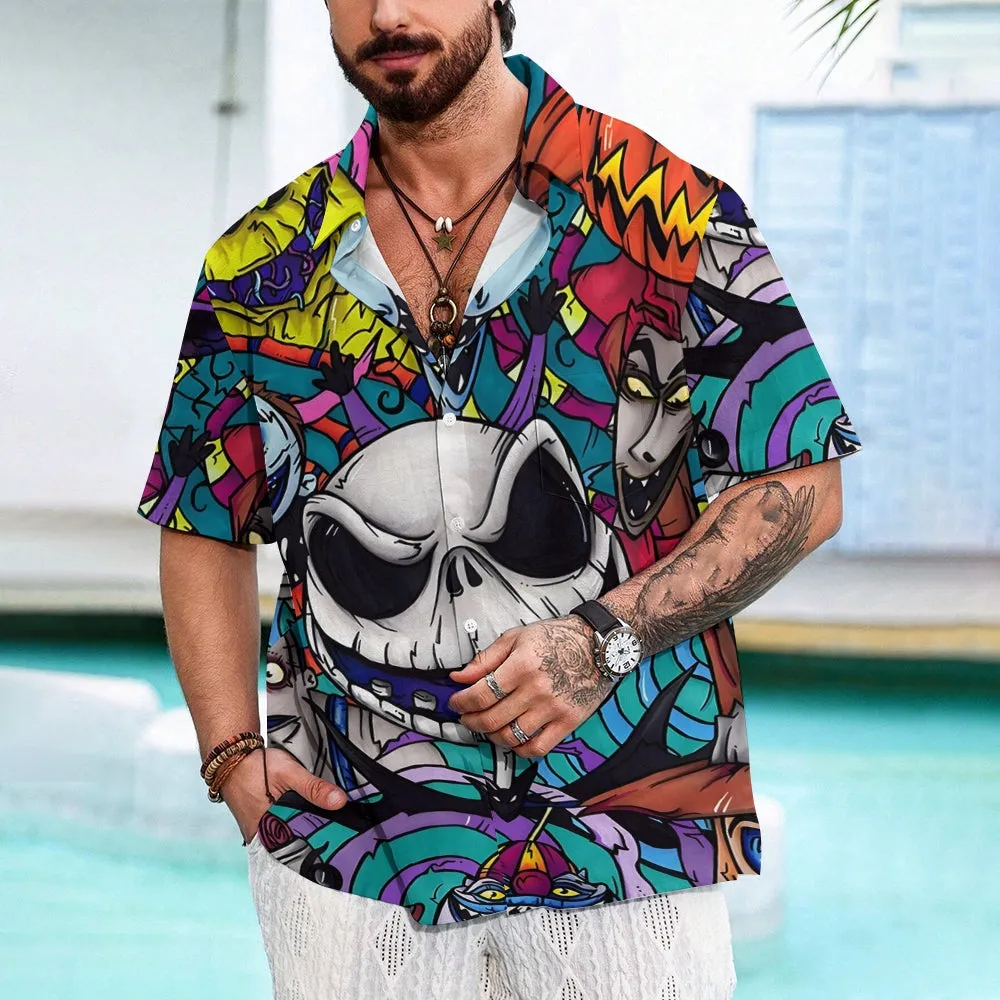 Men's Hawaiian Casual Short Sleeve Shirt 2407000349