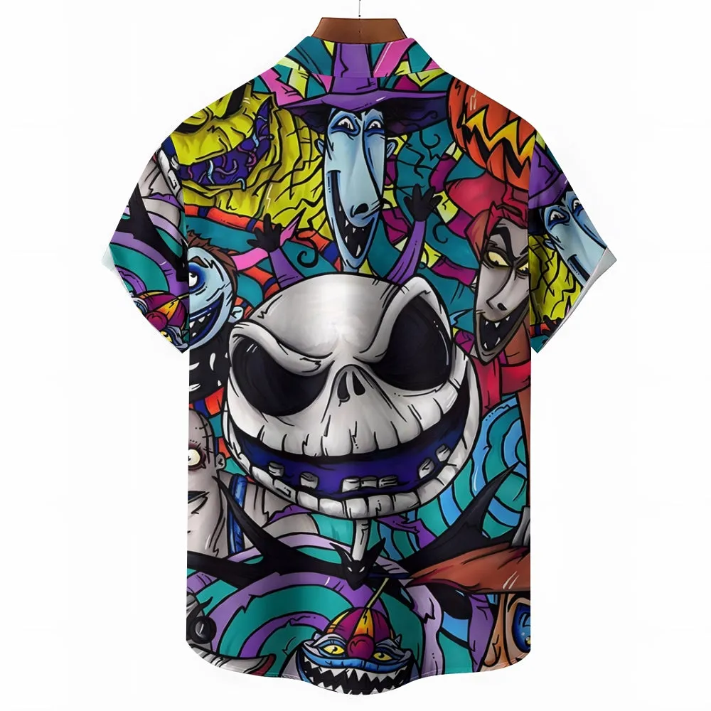 Men's Hawaiian Casual Short Sleeve Shirt 2407000349