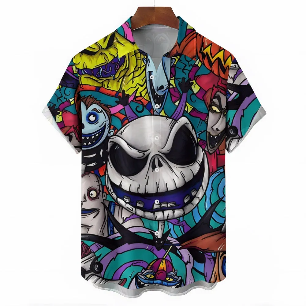 Men's Hawaiian Casual Short Sleeve Shirt 2407000349