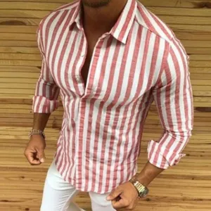 Men's Long Sleeve Street Casual Dress Shirt