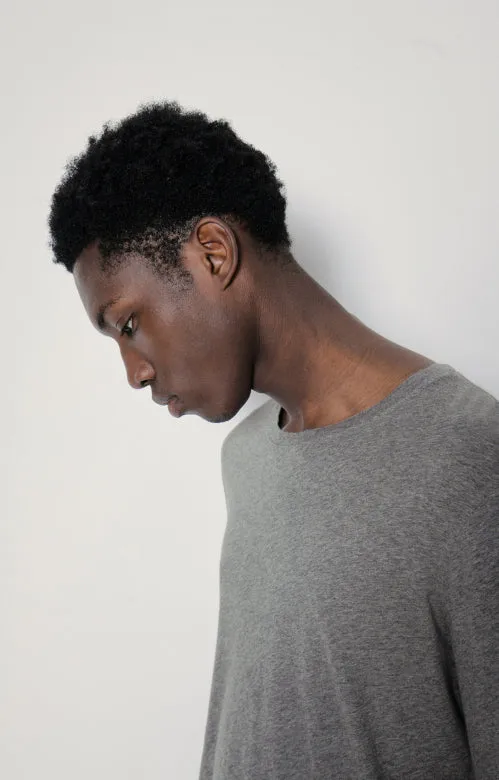 MEN'S T-SHIRT LS DECATUR - HEATHER GREY GRISCH