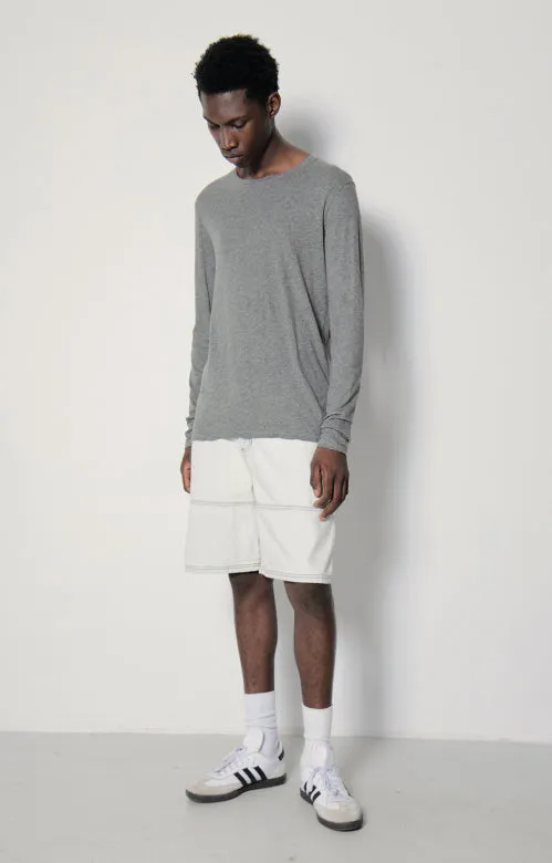 MEN'S T-SHIRT LS DECATUR - HEATHER GREY GRISCH