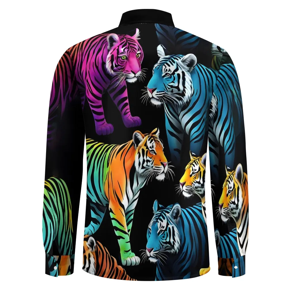 Men's Tiger Pocket Long Sleeve Shirts 2501001753