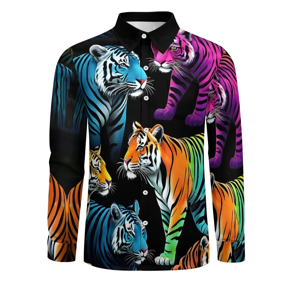 Men's Tiger Pocket Long Sleeve Shirts 2501001753
