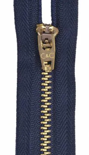 Metal Packaged Jean Zipper 7in -- Coats & Clark
