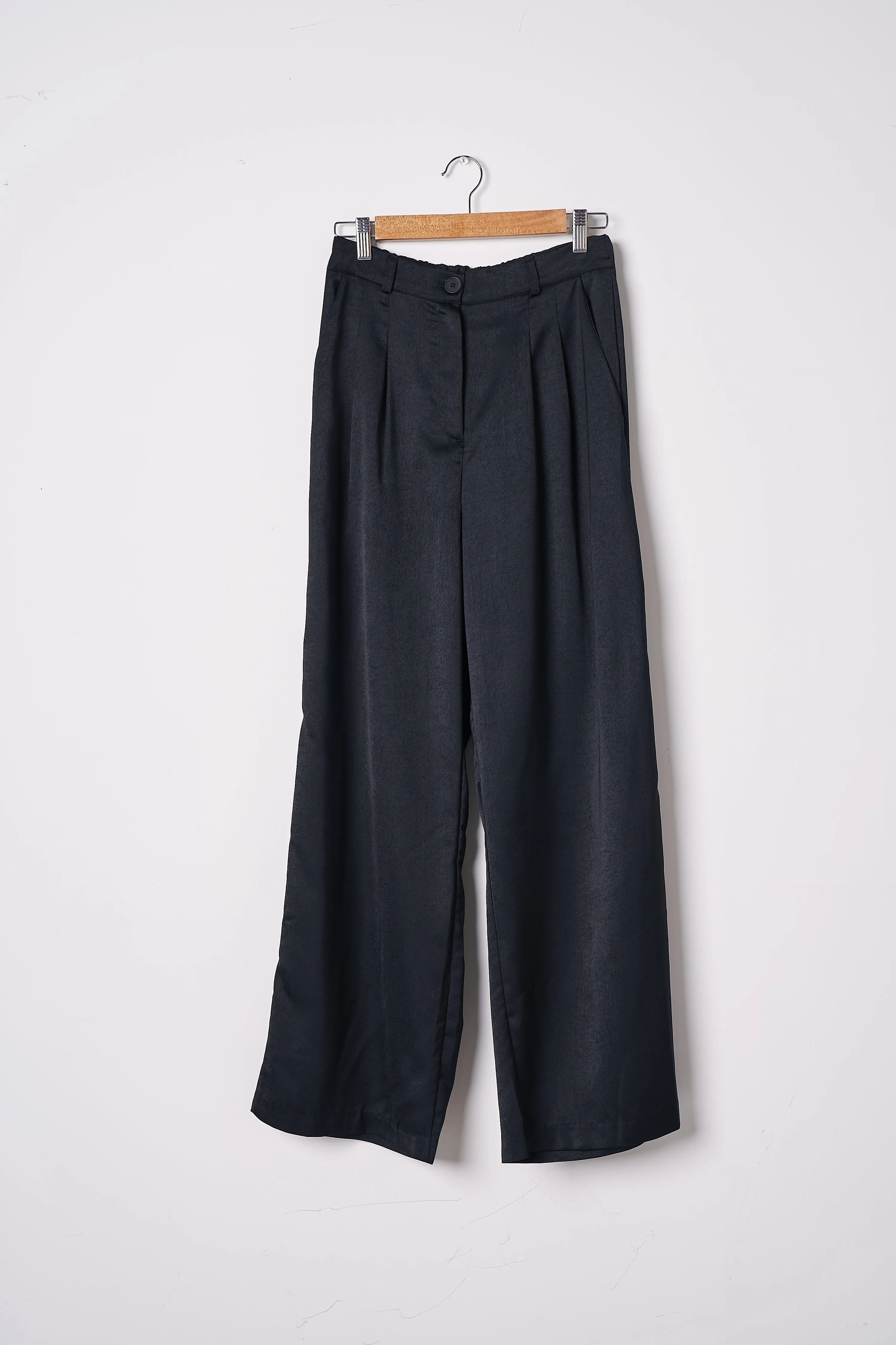 Mia Wide Leg Satin Pants