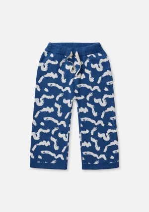 Miann & Co Baby - Wide Leg Knit Pants - Squiggle
