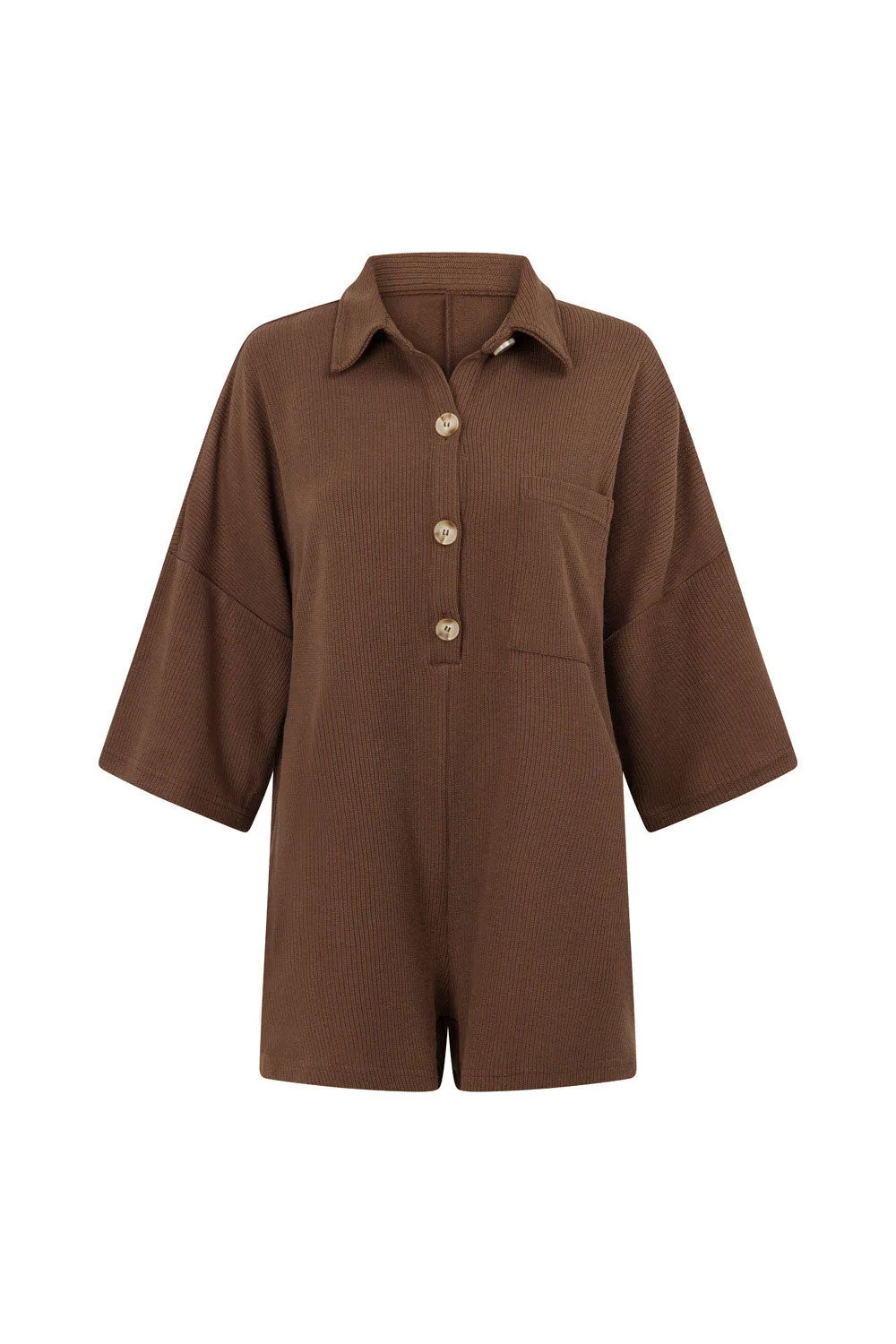 Milena Playsuit - Chocolate