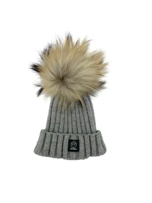 Miminoo rib pom hat - 0-12m