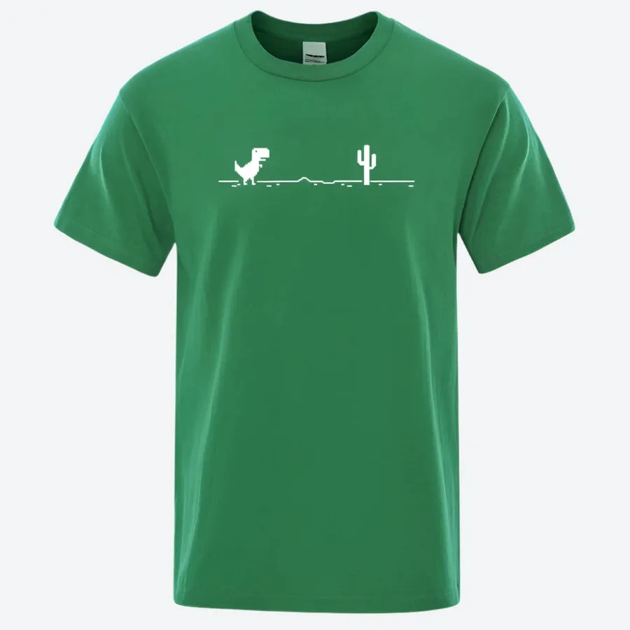 Minimalist Dinosaur Graphic T-Shirts
