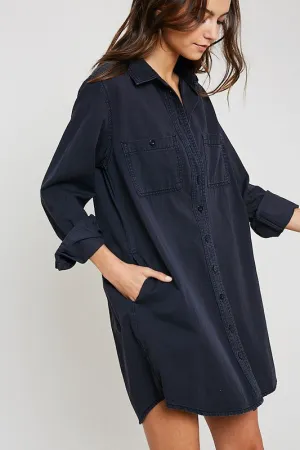 MIRA BUTTON DOWN TUNIC-