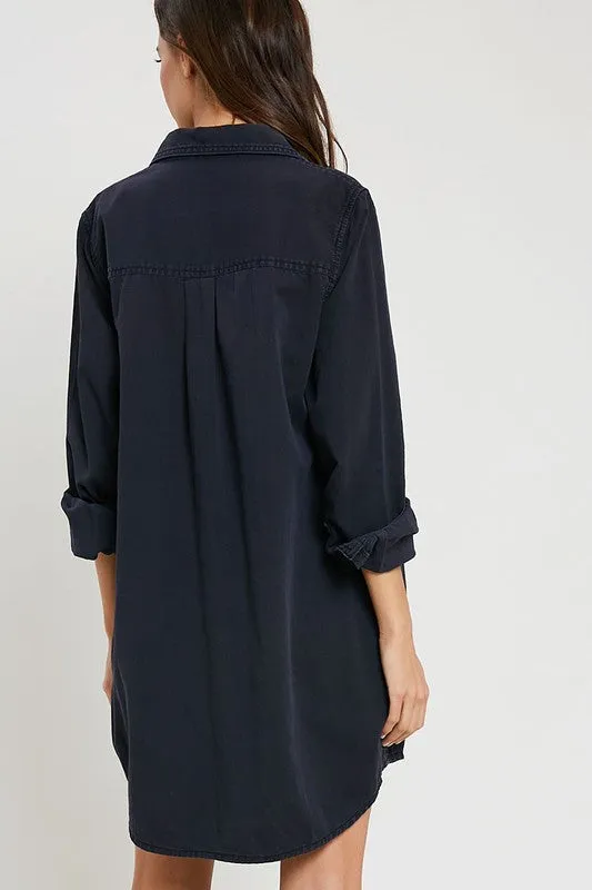 MIRA BUTTON DOWN TUNIC-