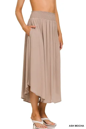 Mocha Gauze Maxi Skirt * on sale