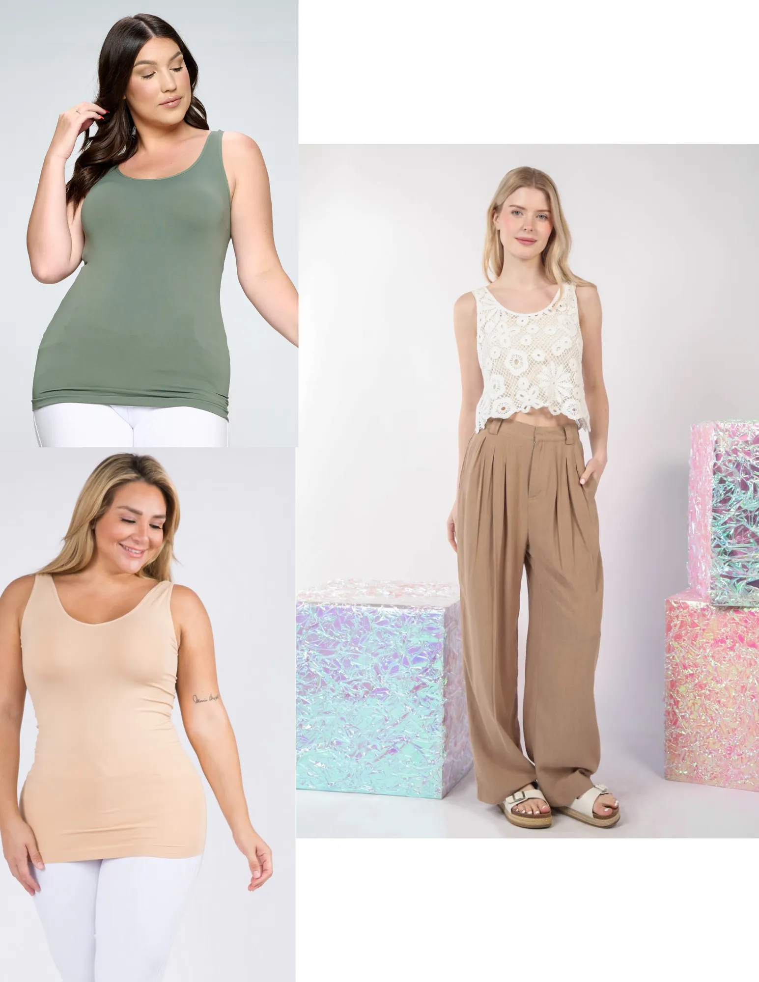 Mocha Pleated Wide Leg Pant