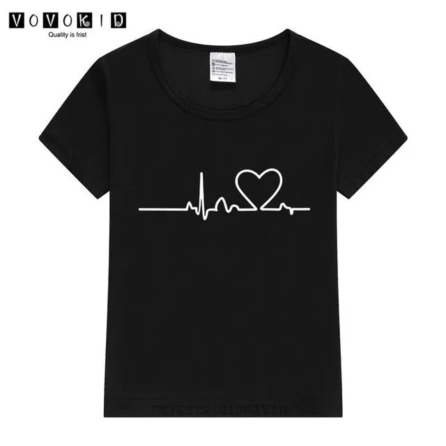 Mommy and Me Leopard Heartbeat T shirt 2021