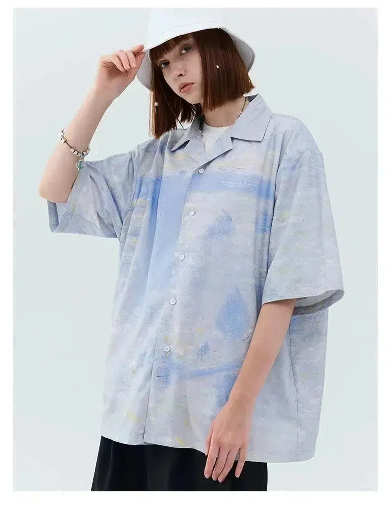 Monet Oil painting Button-Down Shirt