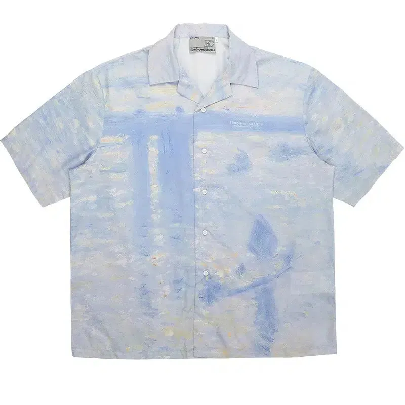 Monet Oil painting Button-Down Shirt