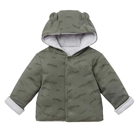 MORI Khaki Cloud & Grey Reversible Coat - Retired