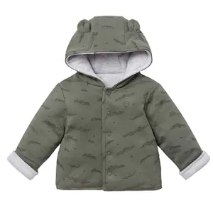MORI Khaki Cloud & Grey Reversible Coat - Retired