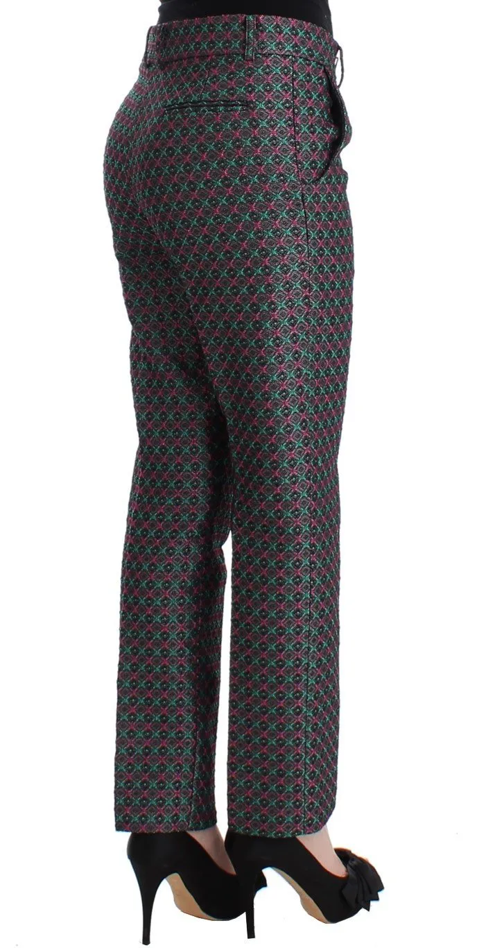 Multicolor straight fit boyfriend pants