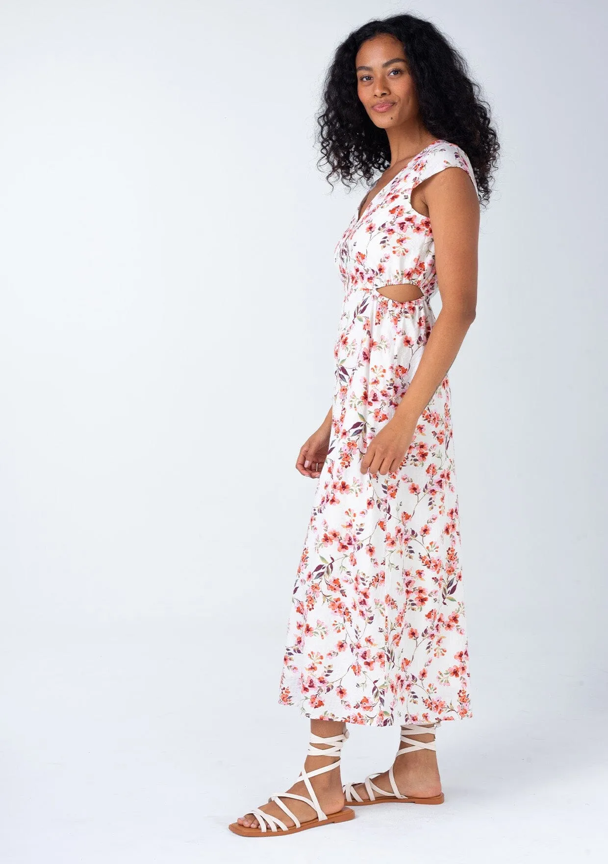 Nelly Cutout Midi Dress