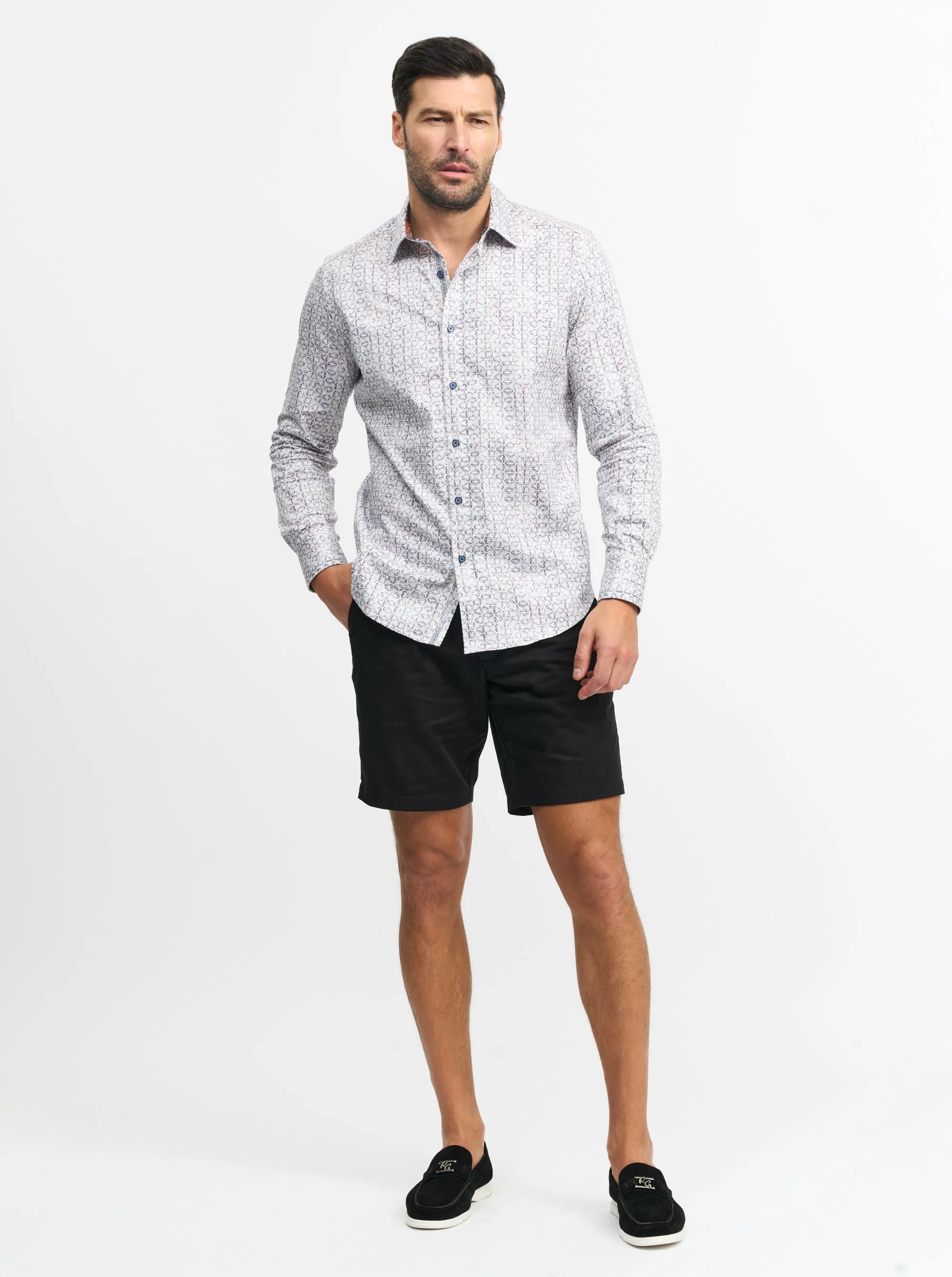 NELSON LONG SLEEVE BUTTON DOWN SHIRT
