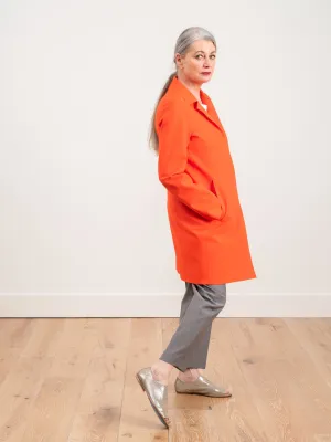 neoprene coat - orange