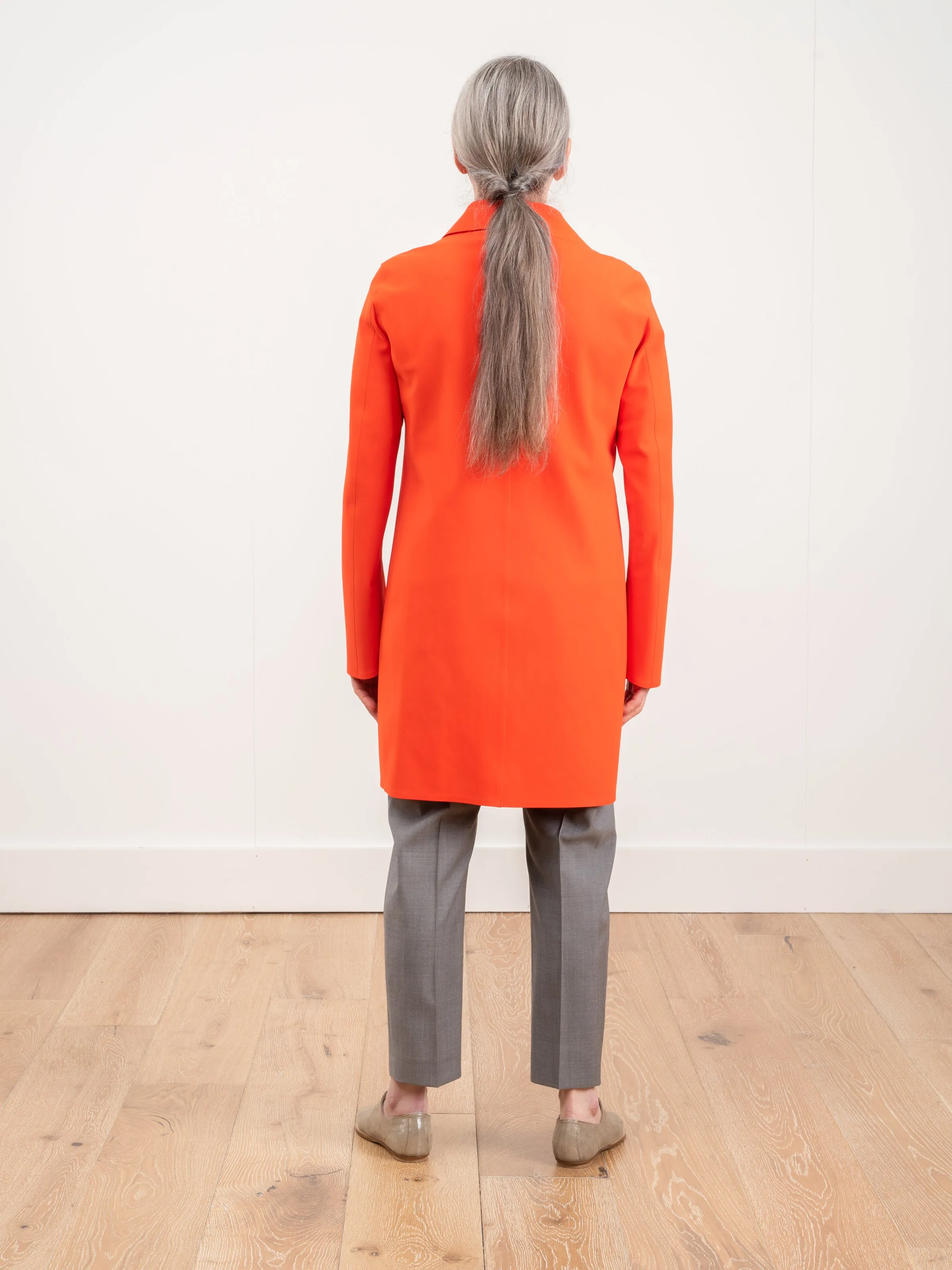 neoprene coat - orange