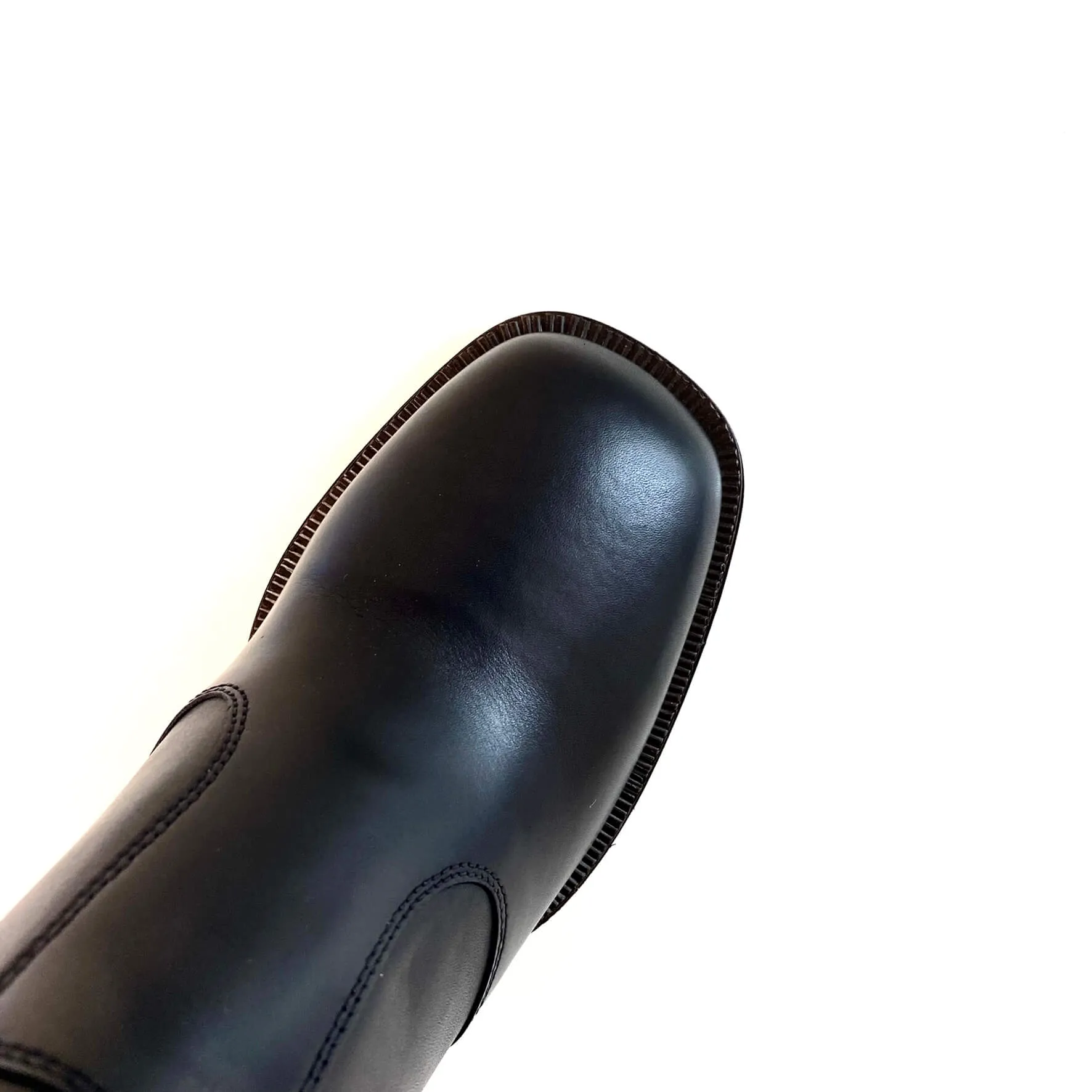 NeroGiardini Black Leather Block Heel Platform Boots