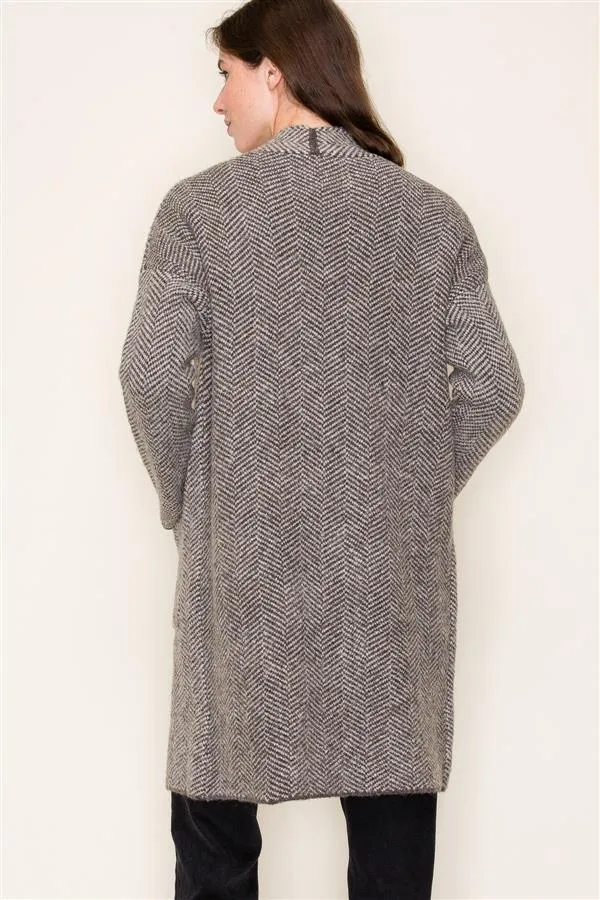 ON MY MIND TAUPE CARDIGAN