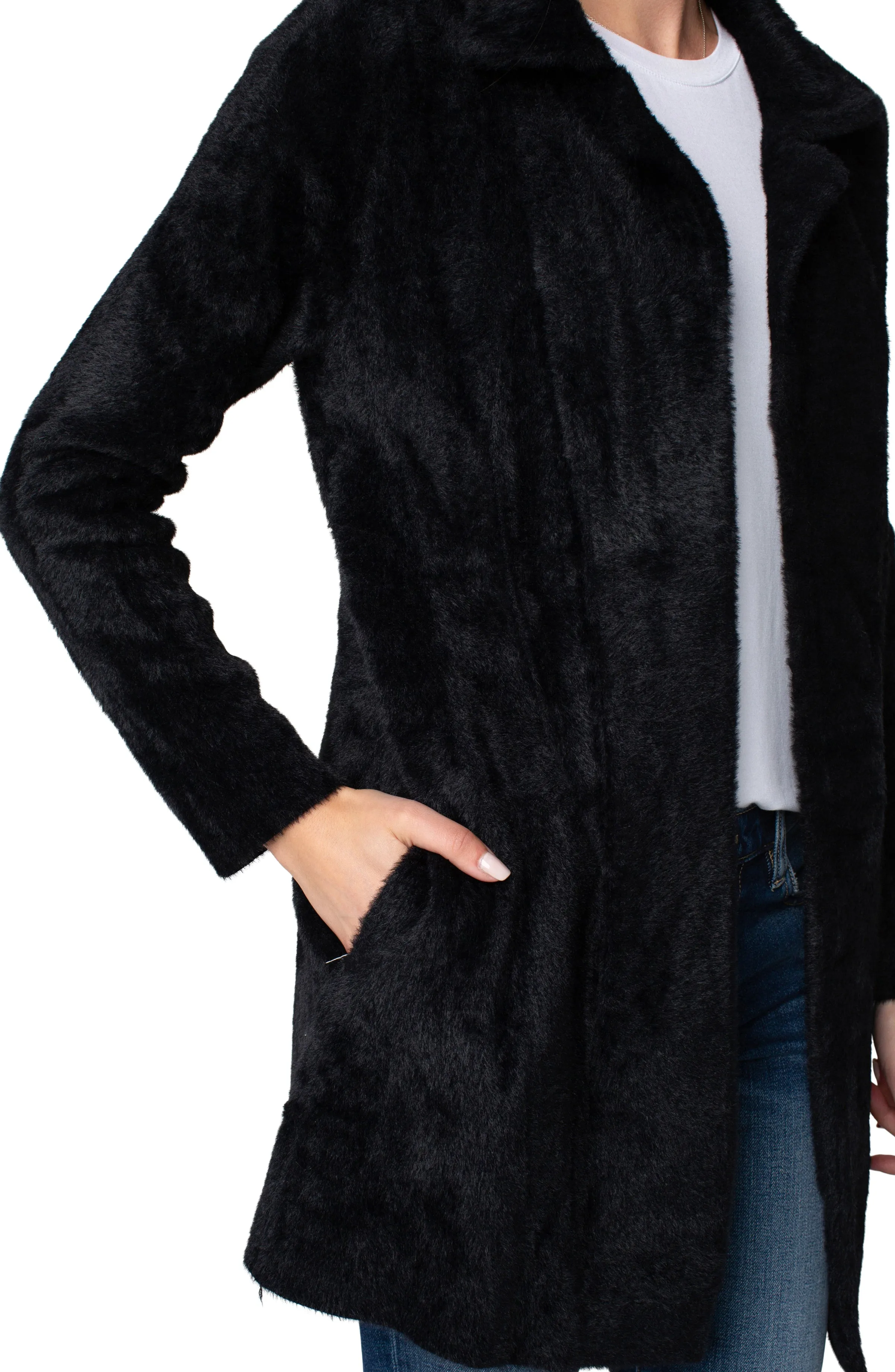 Open Front Coatigan Sweater Solids