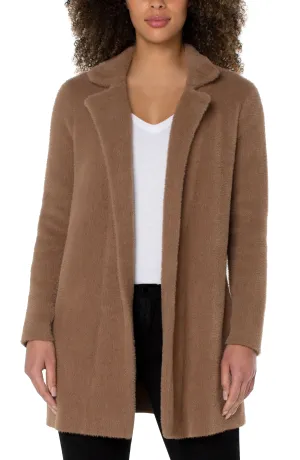 Open Front Coatigan Sweater Solids